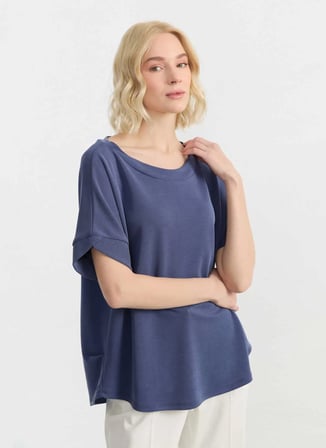 Selen Lacivert Kadın Bluz 26YSL8459