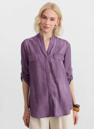 Yeşil Kadın Rayon Karışımlı Bluz 26YSL8472