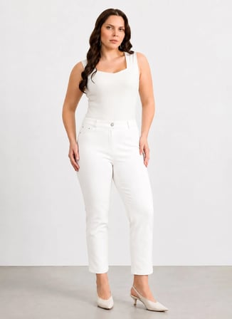 Kahve Kadın Pamuklu Pantolon 26YSL5621