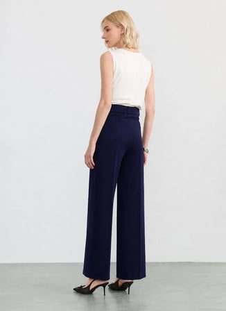 Selen Lacivert Kadın Pantolon 26YSL5593