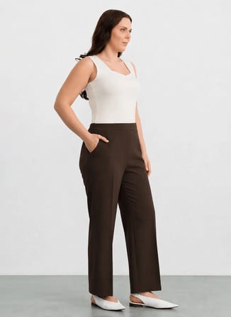 Selen Kahverengi Kadın Pantolon 26YSL5571