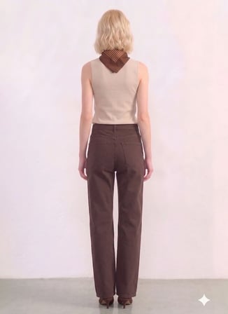 Siyah Kadın Pamuklu Pantolon 26YSL5627