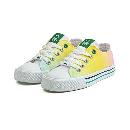 Benetton Sarı Kız Çocuk Sneaker BN-30188