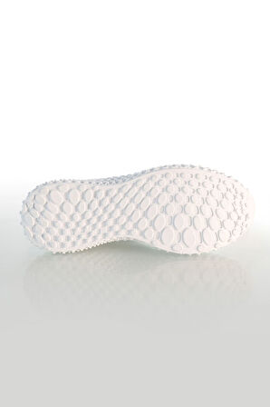 Erkek Bnt Örgü Desen Spor Ayakkabı - Beyaz | 43