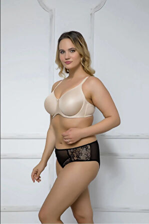 Moonlight 2165 Pamuk ( Cotton ) Minimizer Toparlayıcı Balenli Sütyen 