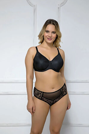 Moonlight 2165 Pamuk ( Cotton ) Minimizer Toparlayıcı Balenli Sütyen 