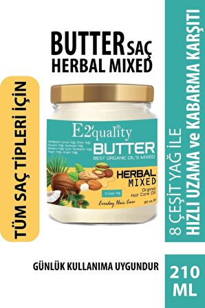 E2'quality Butter Saç Bakım Yağı 210 ml