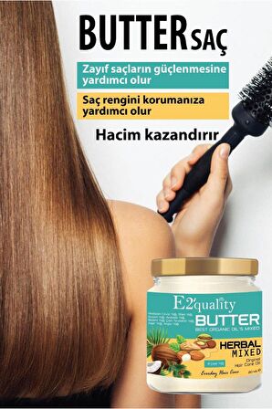 E2'quality Butter Saç Bakım Yağı 210 ml