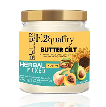 E2'quality Butter Cilt Bakım Yağı 210 ml