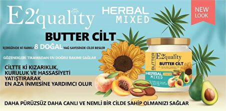 E2'quality Butter Cilt Bakım Yağı 210 ml