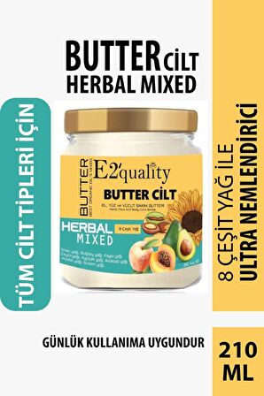 E2'quality Butter Cilt Bakım Yağı 210 ml