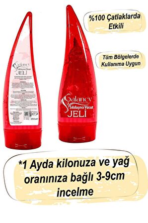 Galancy Slim Jel İnceltici Yağ Yakıcı Sıkılaştırıcı Toparlayıcı Selülit Jeli 250 ml