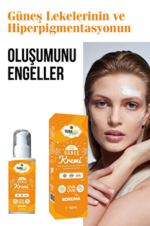 Tubalife Spf 50 Güneş Kremi 150 ml - Cilt Aydınlatıcı Ton Eşitleyici Uva - Uvb Koruyucu