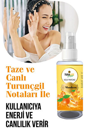 Tubalife Mandarin Unisex Vücut Spreyi 100 ml Body Mist