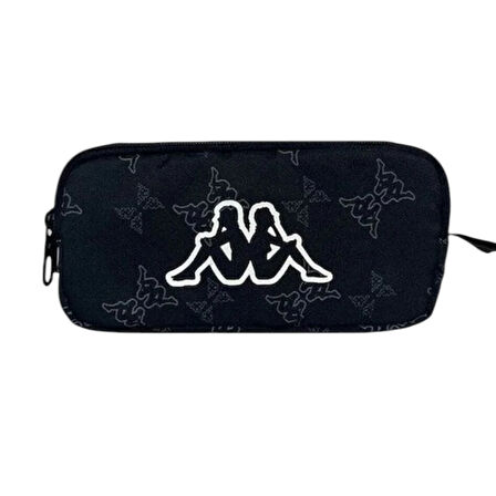 KAPPA KALEM ÇANTASI 1965 SİYAH ÇİFT BÖLMELİ