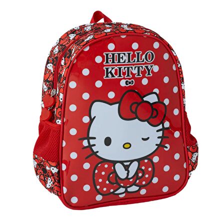 Hello Kitty Kırmızı Anaokulu Çocuk Sırt Çantası