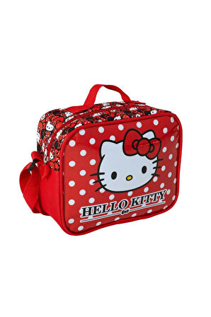 Hello Kitty Kırmızı Beslenme Çantası 