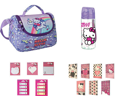 HELLO KITTY Beslenme Çantasılı SET (14 PARÇA)