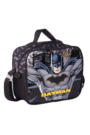 Batman Desenli Beslenme Çantası ve Kalem Çantası