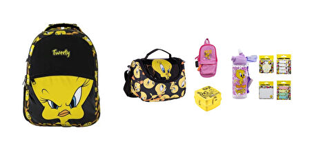 Tweety Okul Çantası SET ( 9 PARÇA)