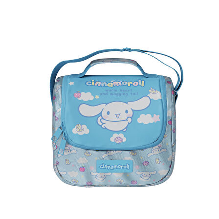 Cinnamoroll Desenli Mavi Beslenme Çantası Seti  (3 parça)