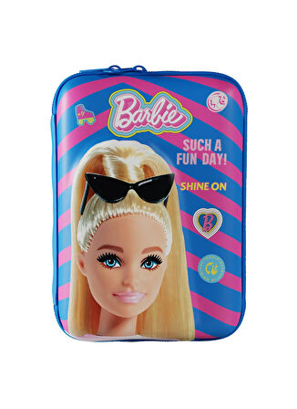 Barbie Çok Renkli Kız Çocuk Kalem Çantası 3325-BARBİE KALEM ÇANTASI