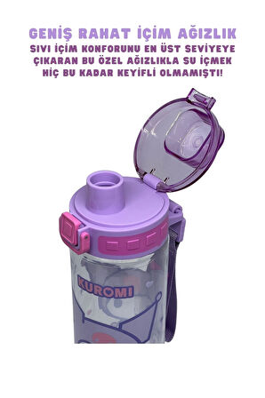 Kuromi 700 ML Su Matarası ORJİNAL-Lisanslı