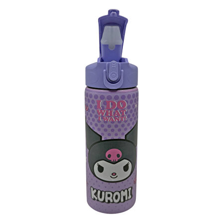 Kuromi 600 Ml Çelik Matara 3446