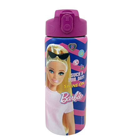Barbie 600 Ml Çelik Matara 3451