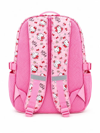 Hello Kitty Çok Gözlü Pembe Okul Çantası 