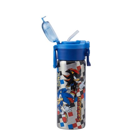 Sonic Çift Fonksiyon Kapaklı Çelik Matara 600Ml 3817