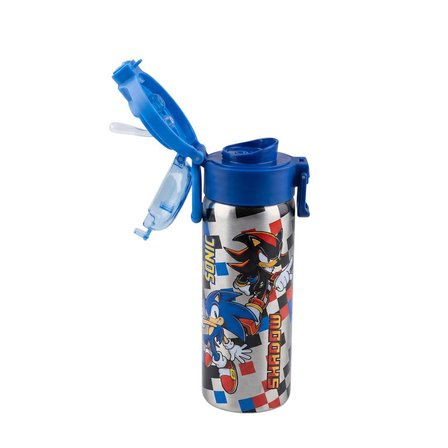 Sonic Çift Fonksiyon Kapaklı Çelik Matara 600Ml 3817