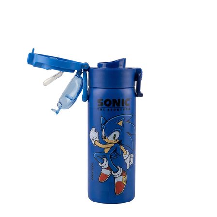 Sonic Çift Fonksiyon Kapaklı Çelik Matara 600Ml 3818