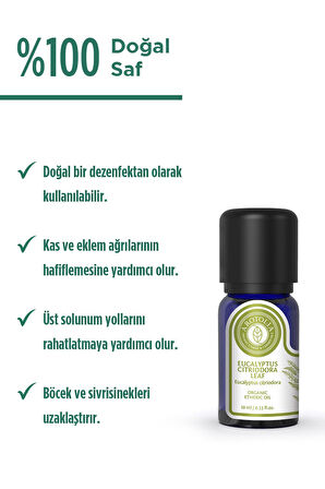 Okaliptus citriodora Uçucu Yağı - 10ml