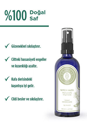 Organik Cadı Fındığı Hidrolatı (Tonik) - 100ml