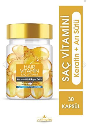 Yeşilmarka Saç Vitamini – Keratin Oil & Royal Jelly 15ml