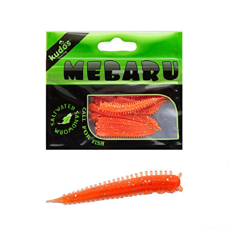 Kudos Mebaru Worm 4cm (15 Adet) Orange