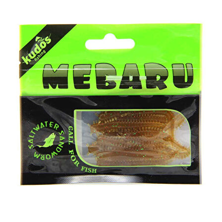 Kudos Mebaru Worm 8 cm Silikon Yem BROWN