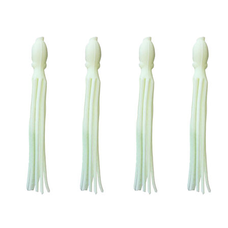 Ryuji Silikon Ahtapot 11.5cm (4 Adet) #4 Glow
