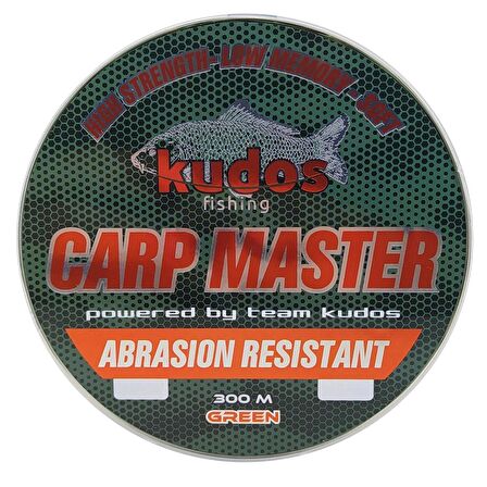 Kudos Carp Master 300m Yeşil Misina Düşük Hafızalı Soft Misina