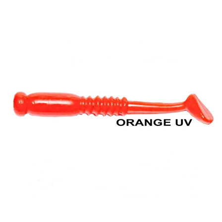 Ryuji Rock Tail 4cm Kokulu Silikon Yem [12 adet] Orange Glow