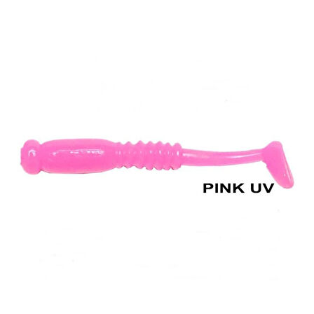 Ryuji Rock Tail 4cm Kokulu Silikon Yem [12 adet] Pink Glow
