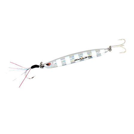 Ryuji Silent Jig 8cm 40gr Metal Jig yem Zebra Glow