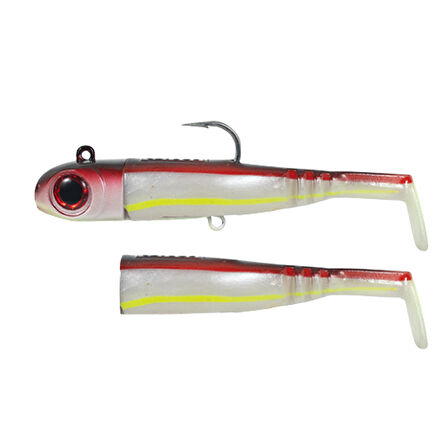 Seabor Lily Shad Silikon Balık 60gr 11cm Combo (2+1) Red Mullet UV