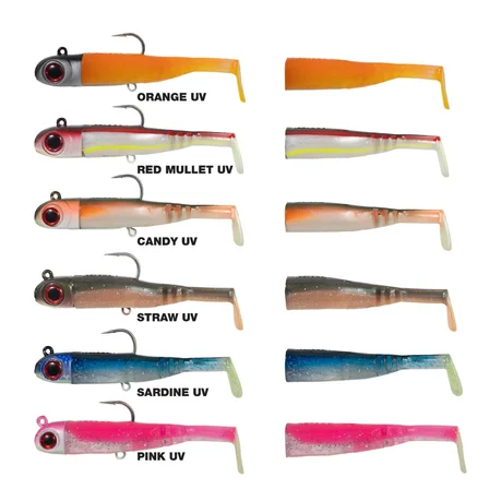  SEABOR LILY SHAD 100GR 2+1 SİLİKON YEM,STRAW UV