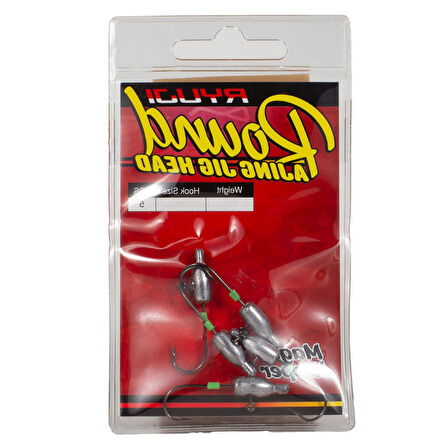 Ryuji Round Ajing 5 Adet LRF Jig Head 2.5 gr - 6 no