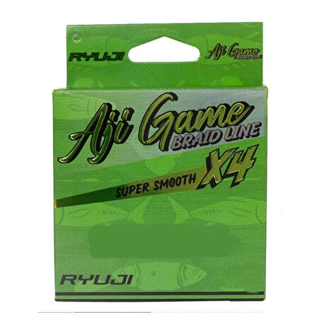 Ryuji Aji Game x4 Süper Smooth İp Misina CHARTREUSE-150 MT-0,02 MM