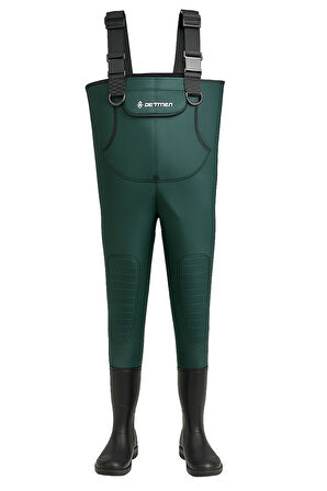 Remixon Neopren PVC Bot Tulum Çizme YEŞİL-43