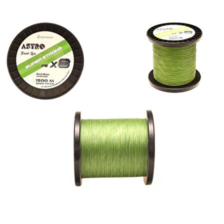 Remixon Astro PE 8x İp Misina GREEN-0,16 MM-1500 MT