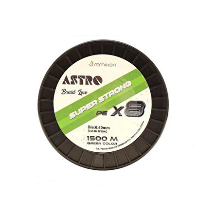 Remixon Astro PE 8x İp Misina GREEN-0,16 MM-1500 MT